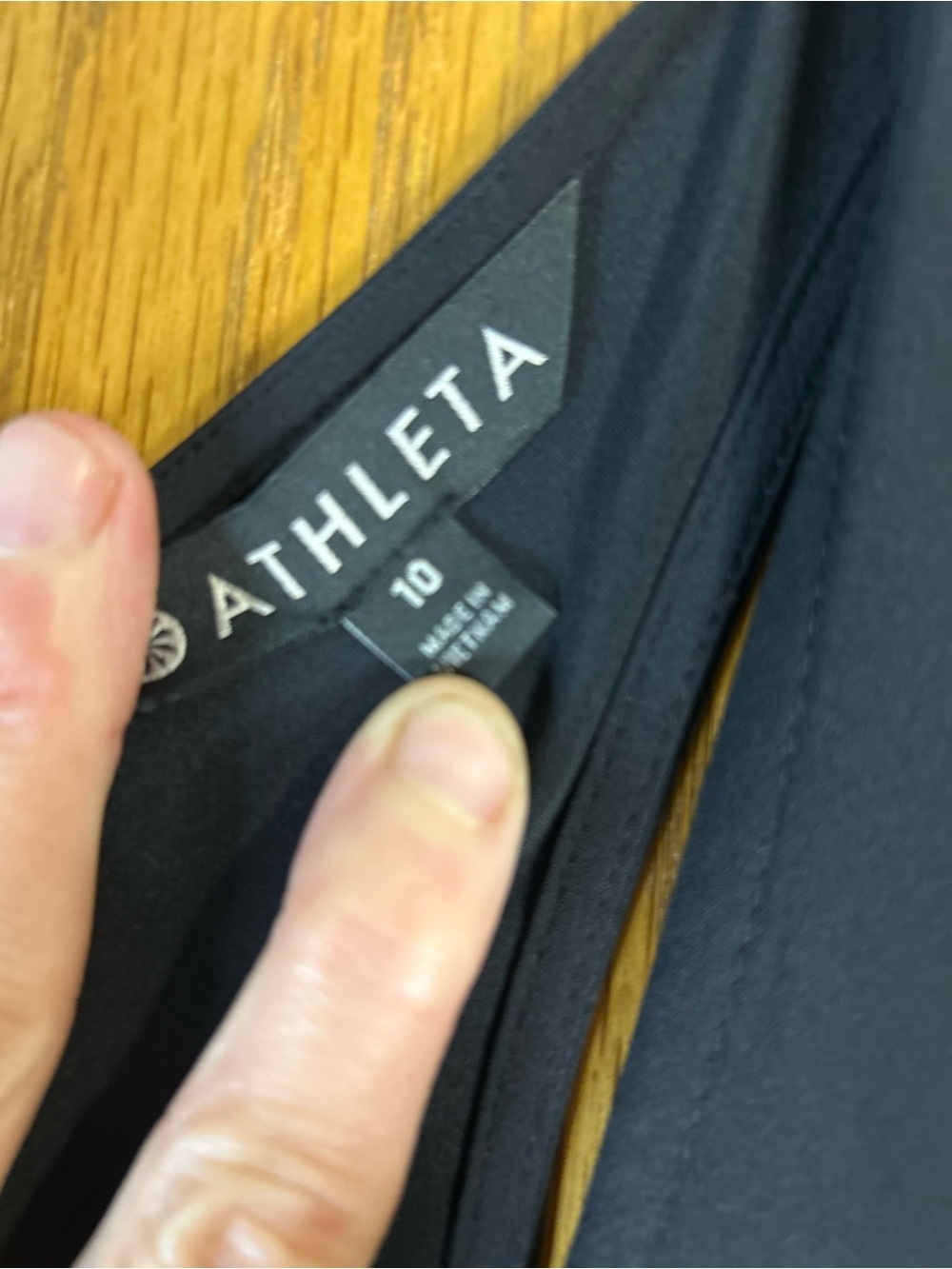 Athleta Black Sleeveless Jogger Jumpsuit Drawstring One Piece Size 10 - Picture 6 of 14